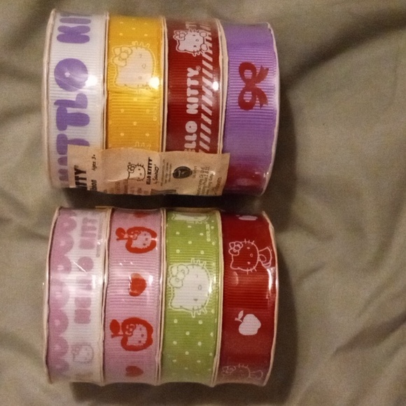 2pk. Of Hello Kitty Grosgrain Ribbon - Picture 6 of 6